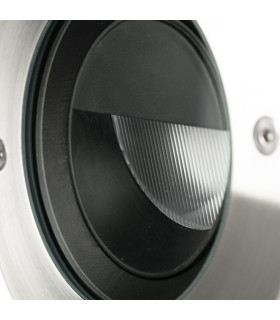 Geiser 18cm Outdoor Recessed Wall Lamp Satin Stainless 3000K IP67-2