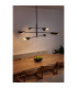 Liggera 6 Light Multi Arm Pendant Ceiling Light Matt Black-3