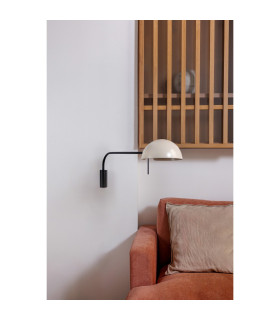 Dominica Extra Large Dome Wall Lamp Beige-2