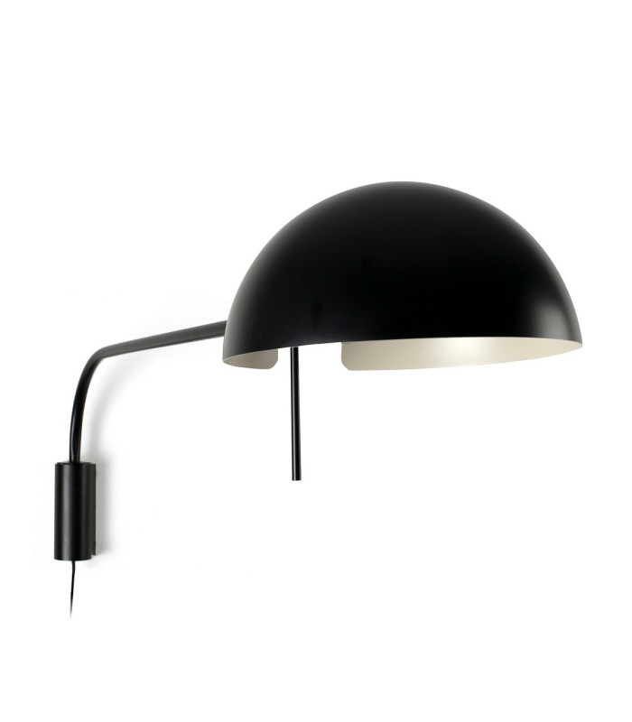Dominica Extra Large Dome Wall Lamp Matt Black-6