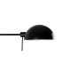 Dominica Extra Large Dome Wall Lamp Matt Black-7