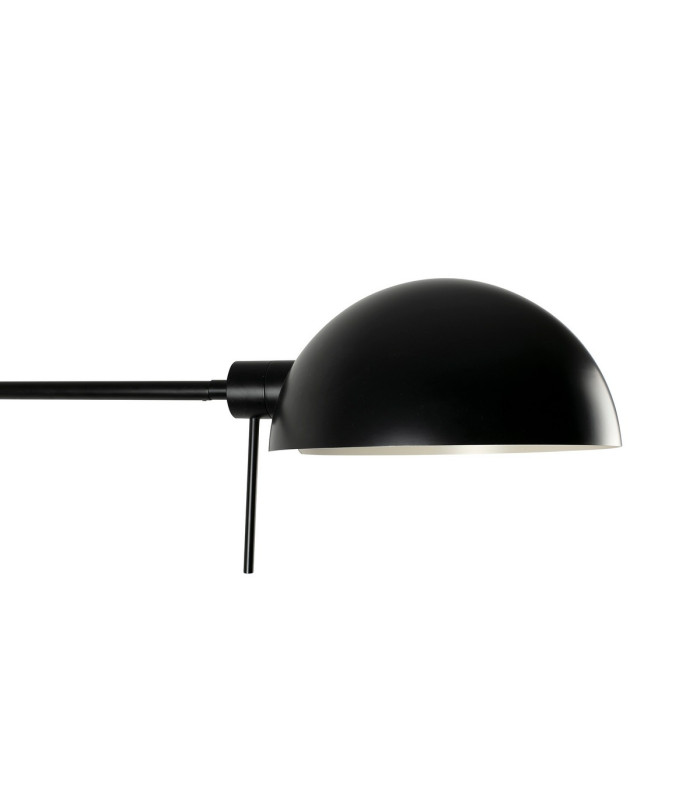 Dominica Extra Large Dome Wall Lamp Matt Black-7