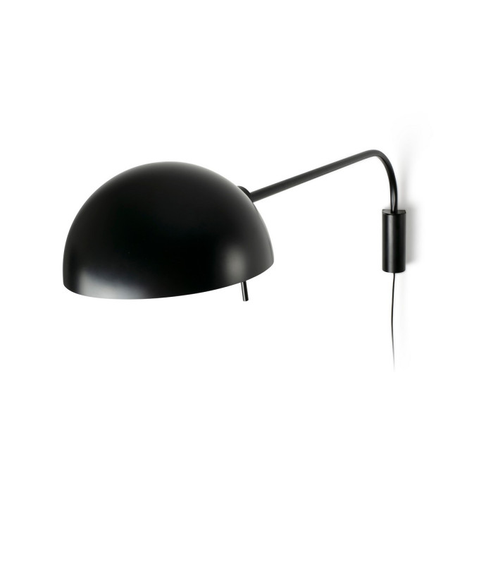 Dominica Extra Large Dome Wall Lamp Matt Black-8