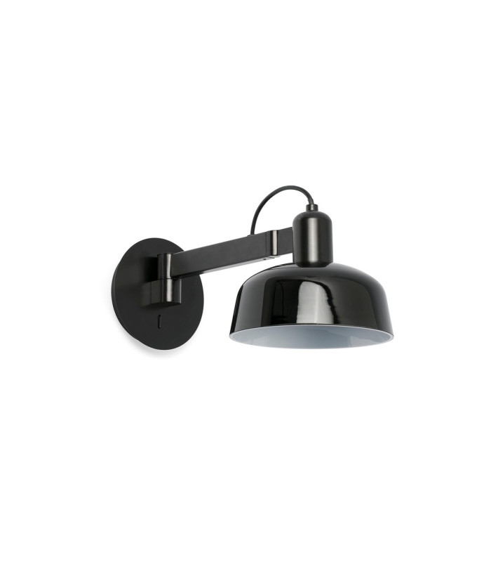 Tatawin Dome Wall Lamp Shiny Black-1