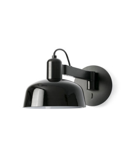 Tatawin Dome Wall Lamp Shiny Black-2
