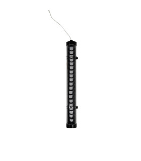 Scuba 60cm Outdoor Flush Wall Lamp Black 2700K IP65-1
