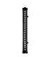 Scuba 60cm Outdoor Flush Wall Lamp Black 2700K IP65-3