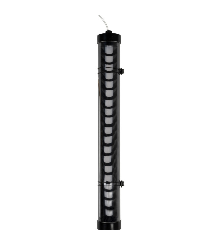 Scuba 60cm Outdoor Flush Wall Lamp Black 2700K IP65-3