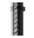 Scuba 60cm Outdoor Flush Wall Lamp Black 2700K IP65-4