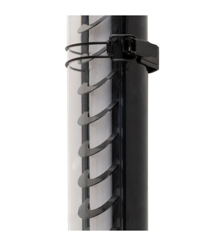 Scuba 60cm Outdoor Flush Wall Lamp Black 2700K IP65-4
