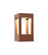 Agra 20cm Outdoor Pedestal Light Brown 2700K IP55