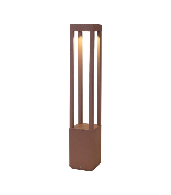 Agra 65cm Outdoor Bollard Brown 2700K IP55