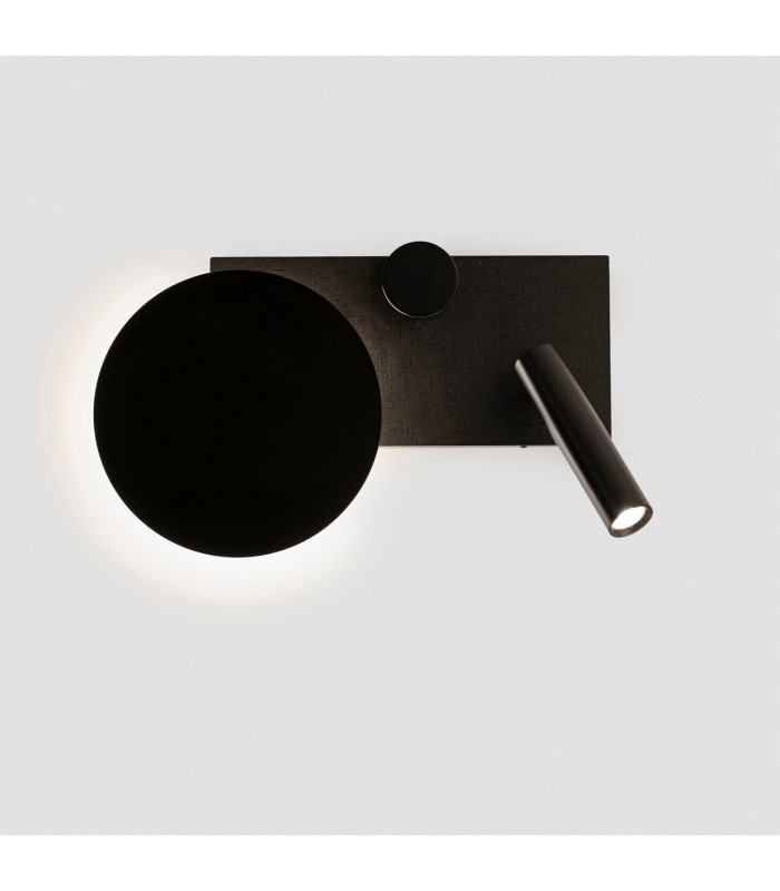 Klee Right Reading Light Textured Black 2700K-8