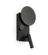 Klee Left Reading Light Textured Black 2700K-3