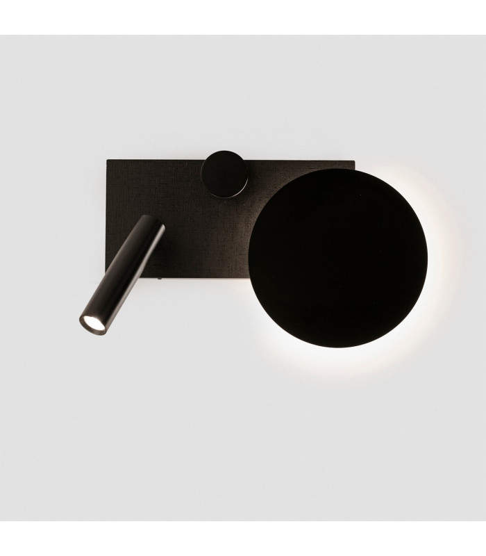 Klee Left Reading Light Textured Black 2700K-6