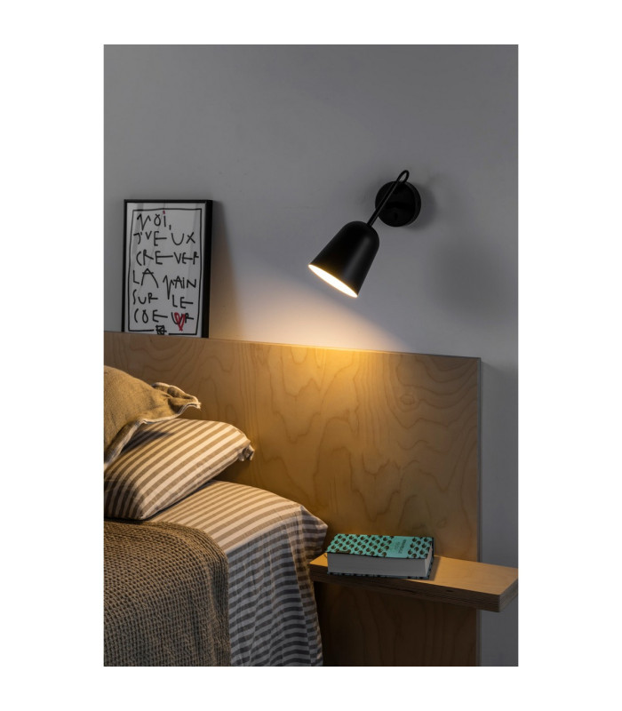 Studio Single Spotlight Matt Black-2