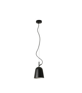Studio 16cm Dome Pendant Ceiling Light Matt Black