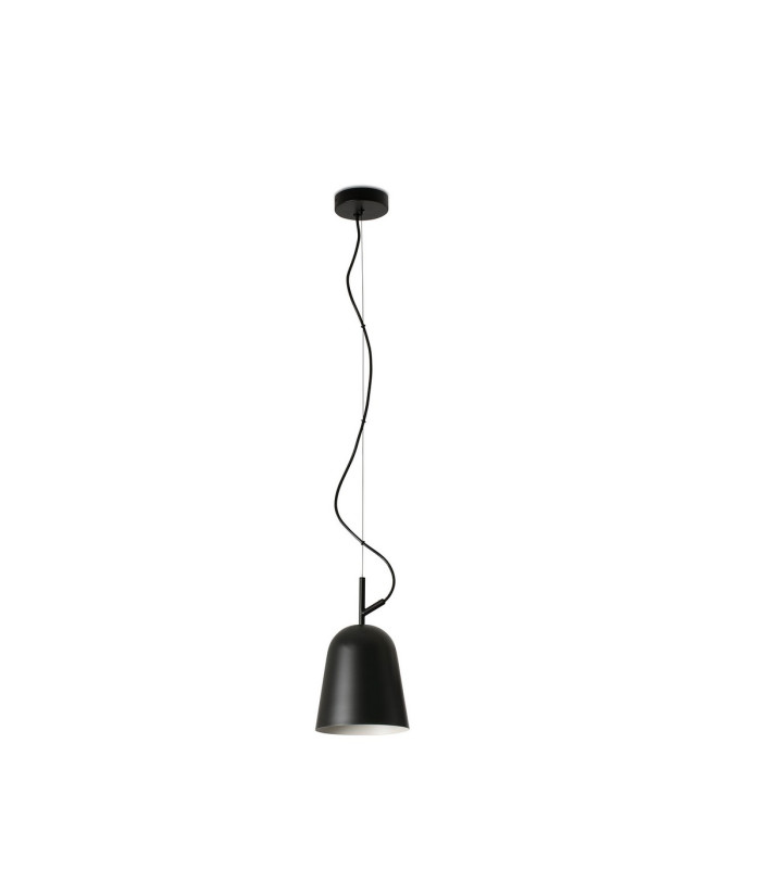 Studio 16cm Dome Pendant Ceiling Light Matt Black