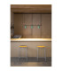 Studio 3 Light Bar Pendant Ceiling Light Matt Green-2