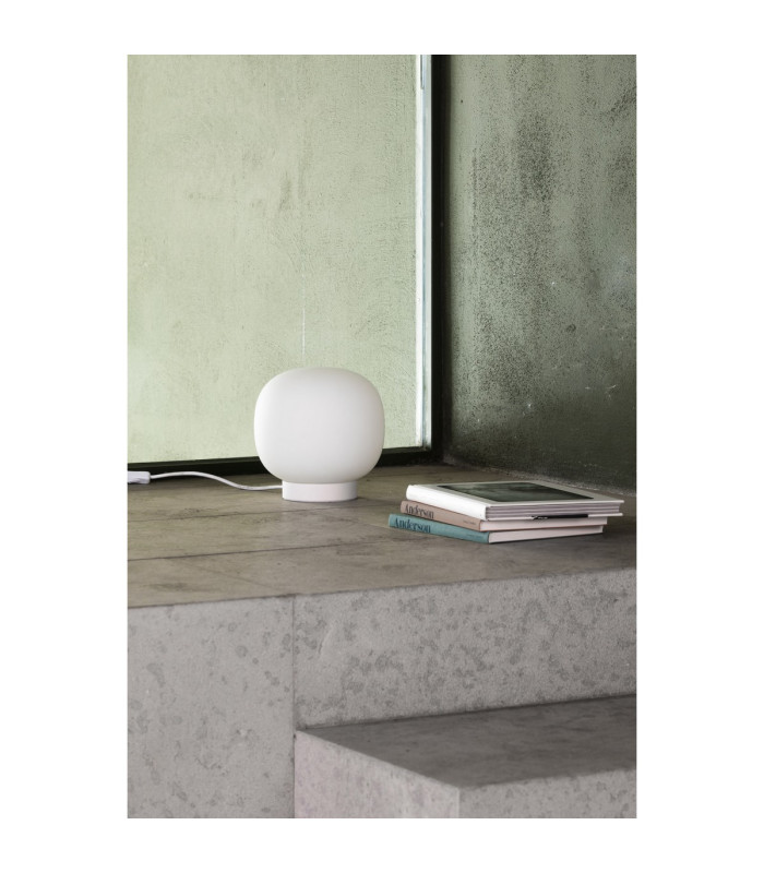 Amelia Globe Table Lamp Matt White-3