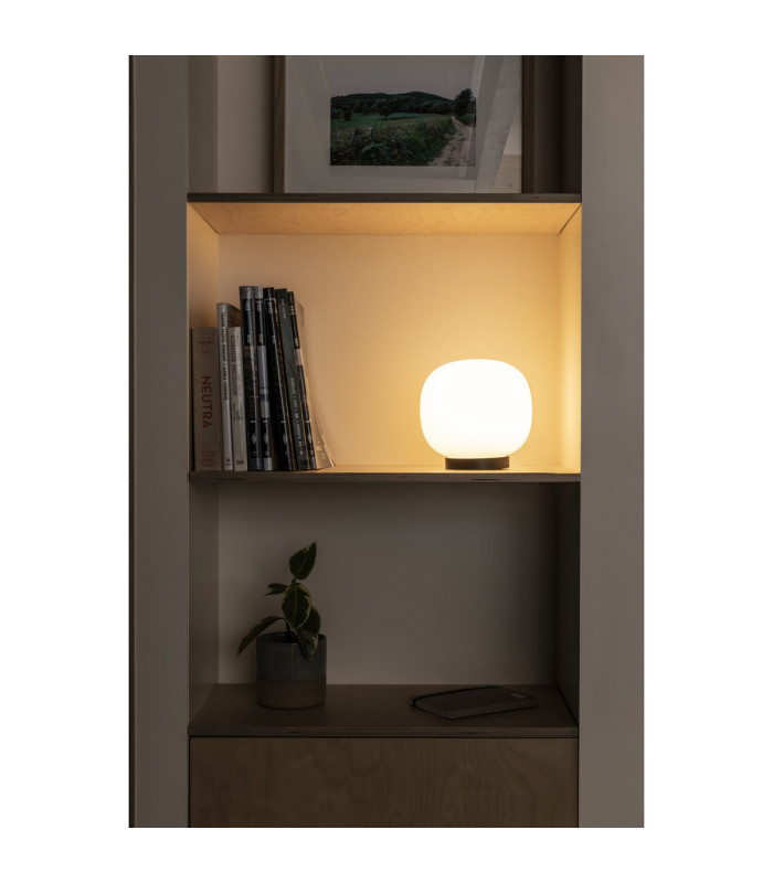 Amelia Globe Table Lamp Matt Black-2