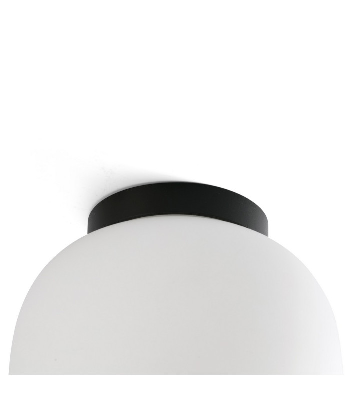 Amelia Globe Table Lamp Matt Black-4