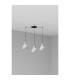 Venice 3 Light Cluster Pendant Ceiling Light White