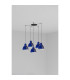 Venice 5 Light Cluster Pendant Ceiling Light Blue