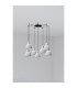 Venice 7 Light Cluster Pendant Ceiling Light White