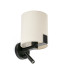 Nila Reading Light Matt Black With Off White Shade-1