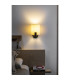Nila Reading Light Matt Black With Off White Shade-2