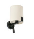 Nila Reading Light Matt Black With Off White Shade-4