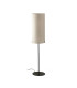 Nila Table Lamp With Round Shade Matt Black With Off White Tall Shade-1