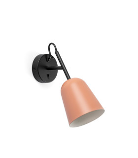 Studio Single Spotlight Matt Black Pink-1
