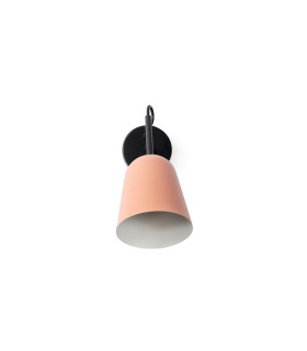 Studio Single Spotlight Matt Black Pink-2
