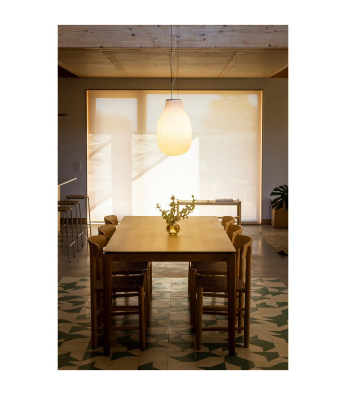 Isabelle 31cm Globe Pendant Ceiling Light Matt White-2