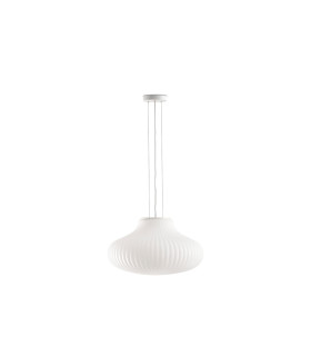 Isabelle 50cm Globe Pendant Ceiling Light Matt White-1
