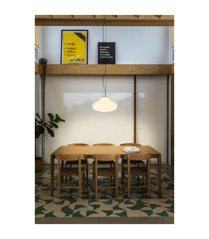 Isabelle 50cm Globe Pendant Ceiling Light Matt White-2