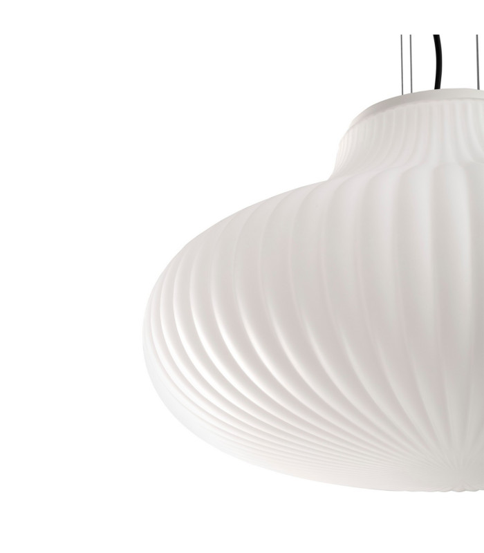Isabelle 50cm Globe Pendant Ceiling Light Matt White-4