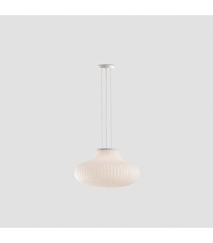 Isabelle 50cm Globe Pendant Ceiling Light Matt White-5