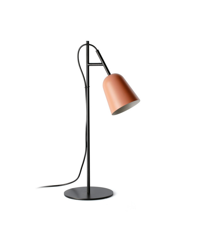 Studio Desk Task Lamp Matt Black Pink-1