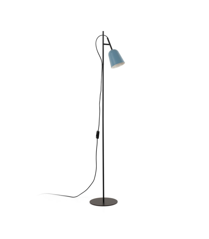 Studio Task Floor Lamp Matt Black Blue-1