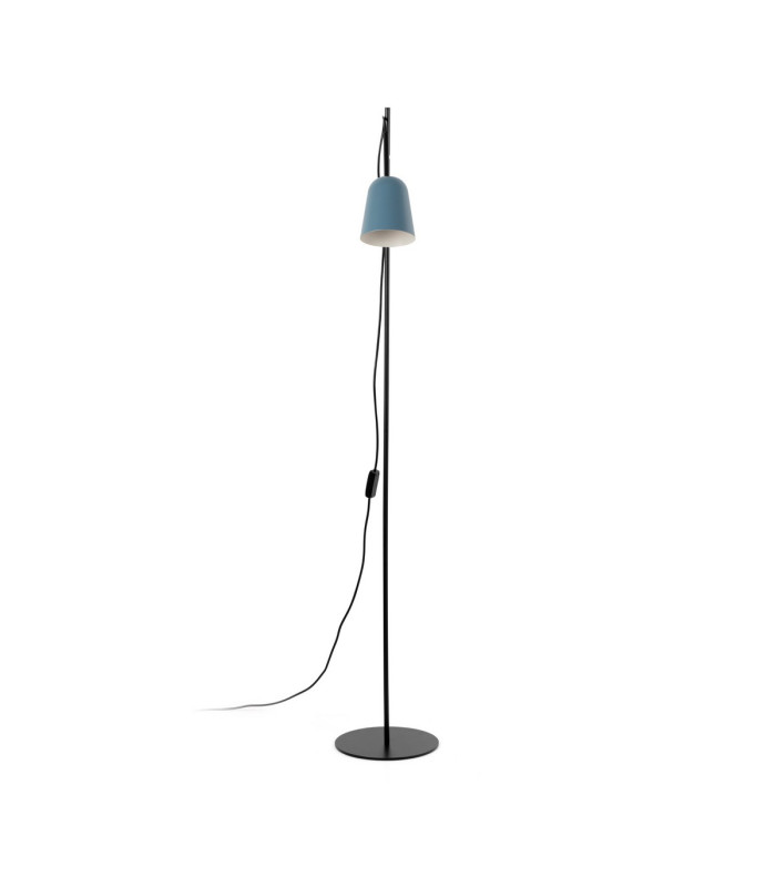 Studio Task Floor Lamp Matt Black Blue-2