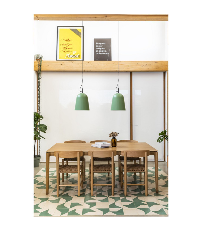 Studio 29cm Dome Pendant Ceiling Light Green-2