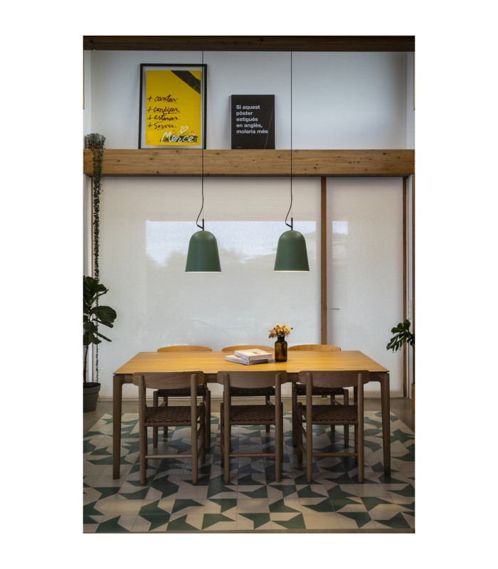 Studio 29cm Dome Pendant Ceiling Light Green-3