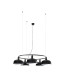 Tatawin Medium 5 Light Cylindrical Pendant Ceiling Light Satin Black