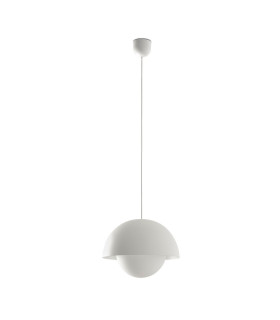 Marisol Dome Pendant Ceiling Light Matt White 2700K-1