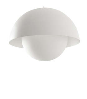 Marisol Dome Pendant Ceiling Light Matt White 2700K-2