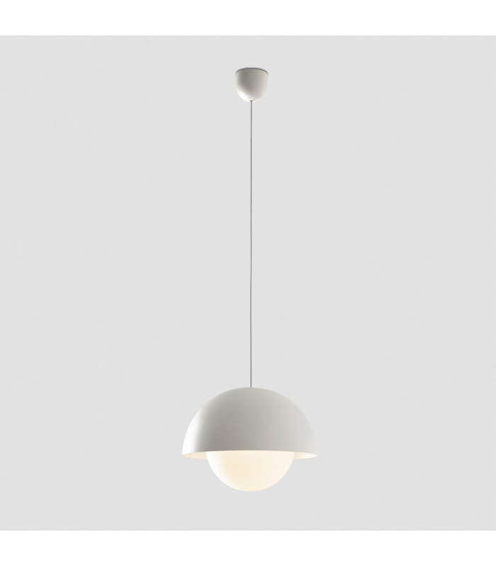 Marisol Dome Pendant Ceiling Light Matt White 2700K-3
