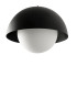 Marisol Dome Pendant Ceiling Light Matt Black 2700K-4